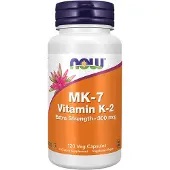 Now , MK-7, Vitamin K-2, Extra Strength, 300 mcg, 120 Veg Capsules