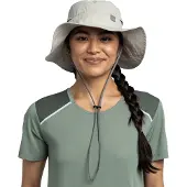Buff - Vandretøj - Explore Booney Hat Solid Light Grey til UnisexNylon - Størrelse L/XL - Grå