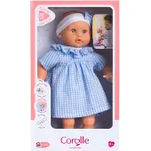 Corolle Premier Poupon Clin Baby Doll med mjuk kropp och accessoarer för barn 3 år och upp interaktiv leksak