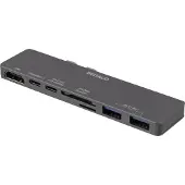 Deltaco USBC-1290 - Dockingstation - USB-C - HDMI