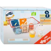 Small Foot Design - Wooden Play Food in Shopping Basket