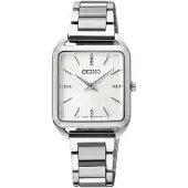 Seiko Dameur SWR073P1 Classic Hvid/Stål 26x26 mm