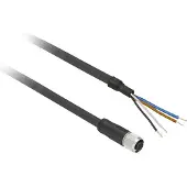 Schneider Electric Følerkabel pvc m12 4-pin hun lige 10 meter xzcpv1141l10