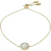 Fossil Armbånd guld / mint / transparent