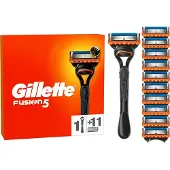 Gillette Fusion5, Barberskraber, Sort, Orange, 1 stk