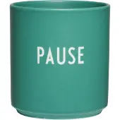 Design Letters favoritkop 25 cl Pause-antique green