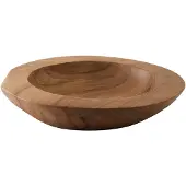 Tell Me More Teak serveringsskål Small, Ø25 cm