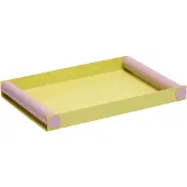 Design Letters Ray serveringsbakke medium Gul-lavendel