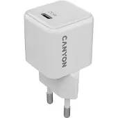Canyon CU20C GaN 20W 1xPD EU Vægoplader Hvid