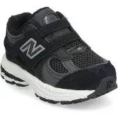 New Balance New Balanceunisex til børn. IV2002V1 Læder sneakers 2002 Hook & Loop sort (18.5), Fast, Ruskind, Velcro, Casual, børnetøj