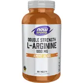 Now , Sports, Dobbel styrke L-Arginine, 1.000 mg, 180 tabletter