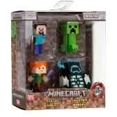Minecraft Figurer - Minecraft - 4 Dele - - OneSize - Legetøjsfigur