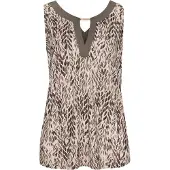 LASCANA Overdel beige / brun / lysebrun