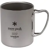 Snow Peak - Køkken - Titanium Double Wall 300 Mug til UnisexTitanium - Grå