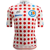 Santini Tour De France Polka Dot 2025 Kortærmet Trøje