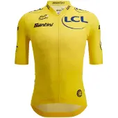 Santini Tour De France Official Yellow 2025 Kortærmet Trøje