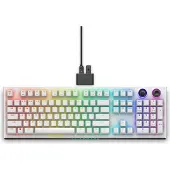 Dell Alienware Tri-Mode AW920K - Tastatur - AlienFX per-nøgle RGB/16,8 millioner farver - trådløs - 2.4 GHz, Bluetooth 5.1, USB - QWERTY - Amk. engelsk - tastkontakt: CHERRY MX Red - månelys