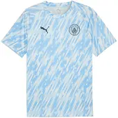 Puma Manchester City Pre-match Jersey Men, Sport, Silver Sky, XS