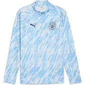 Puma Manchester City Pre-match Quarter-Zip Top Men, Sport, Silver Sky, XL