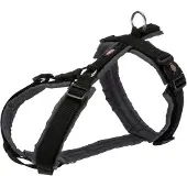 Trixie Premium Trekking Hundesele - sort/grafit - S-M