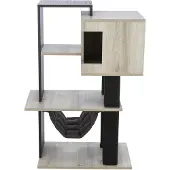 Trixie CityStyle kradsetræ grå/sort (98 cm)