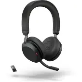 Jabra Evolve2 75 Stereo LINK380A Trådløst Headset, UC, Sort - A - Som ny