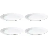 Aida Middagstallerken Daily Design, 24cm, hvid, pakke a 4 stk.