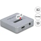DeLOCK M.2-dockingstation til M.2 NVMe PCIe SSD med USB Type-C-stik