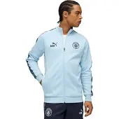 Puma Manchester City KING Anthem Jacket Men, Clothing, Silver Sky/Deep Navy, XL