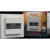 Heatit HE1 WiFi6 WiFi elektroninis termostatas skirtas elektriniam šildymui baltas