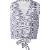 Vila Bluse 'VIDanelli' marin / hvid