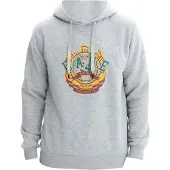 Arma Sweatshirt mørkegul / grå-meleret / gran / mørkerød
