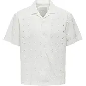 Only & Sons Skjorte 'ONSAron' hvid