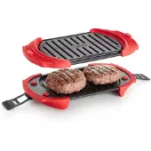 Lékué grill mikroovn Rød