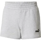 Puma Sportsbukser 'ESS No. 1' lysegrå / sort
