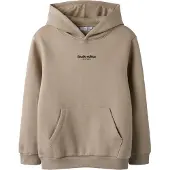Name it Sweatshirt 'Brody' mørkebeige / sort