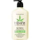 Hempz , Alderstegende Herbal Kropsmoisturizer, Peptider + Koffein, 17 fl oz (500 ml)