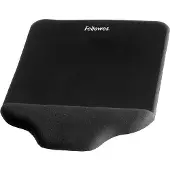 Fellowes Musemåtte, Plush Touch, skum, sort, håndledsstøtte