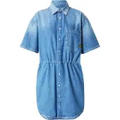G-Star Relaxed Drawcord Dress - Medium blue - Women