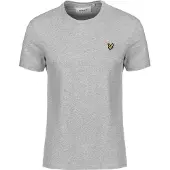 Lyle & Scott Bluser & t-shirts 'PLAIN T-SHIRT LIGHT GREY MARL' grå