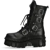 New rock Snørestøvler sort