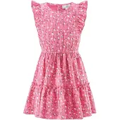 Happy girls Kjole pink / hvid