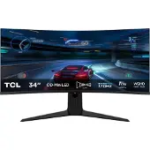 TCL 34r83q 34´´ Wqhd Va Qled 170hz Gaming-skærm