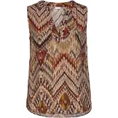 LASCANA Bluse beige / brun / rustbrun / sennep