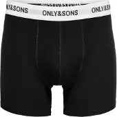 Only & Sons Boksershorts 'ONSFitz' sort / hvid