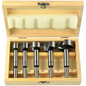 AWTOOLS KNYTESTENERE TIL TRÆ / SÆT MED 5 STK. 15-20-25-30-35MM SKAFT 8MM