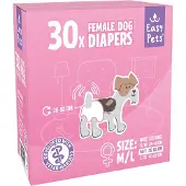 EASYPETS Hundebukser til Tæver - M/L - 30 stk