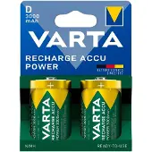 Varta D Recharge Power 3000 mAh 2-Pack