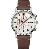 Wenger Herreur 01.1543.113 Beige/Læder Ø44 mm