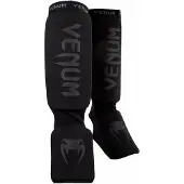 Venum Kontact Shinguards Black/Black